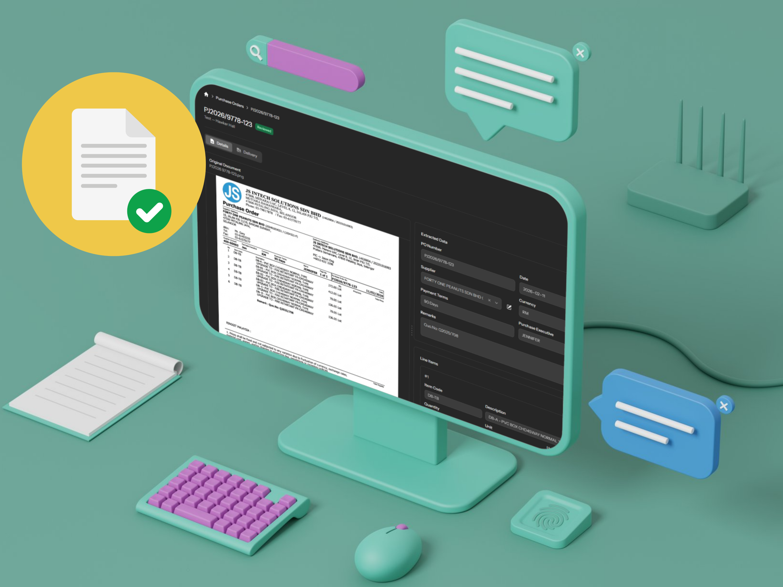 JSIntech PO DO Matching