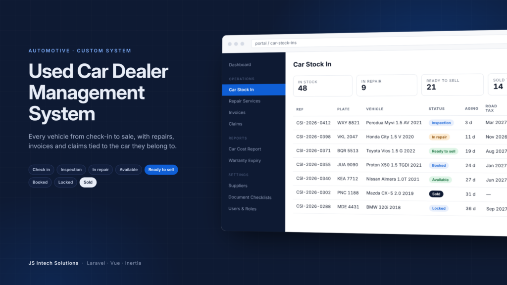 car dealer management system